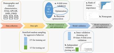 Application of machine learning in predicting aggressive behaviors from hospitalized patients with schizophrenia